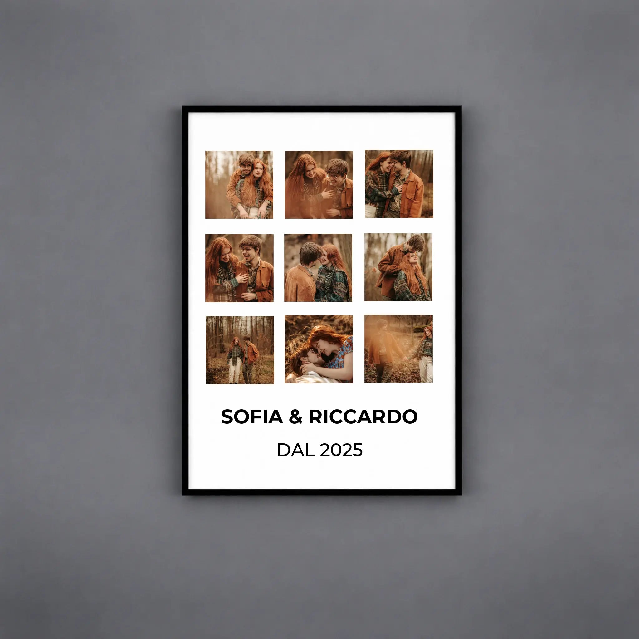 Poster Personalizzato con Collage fotografico 