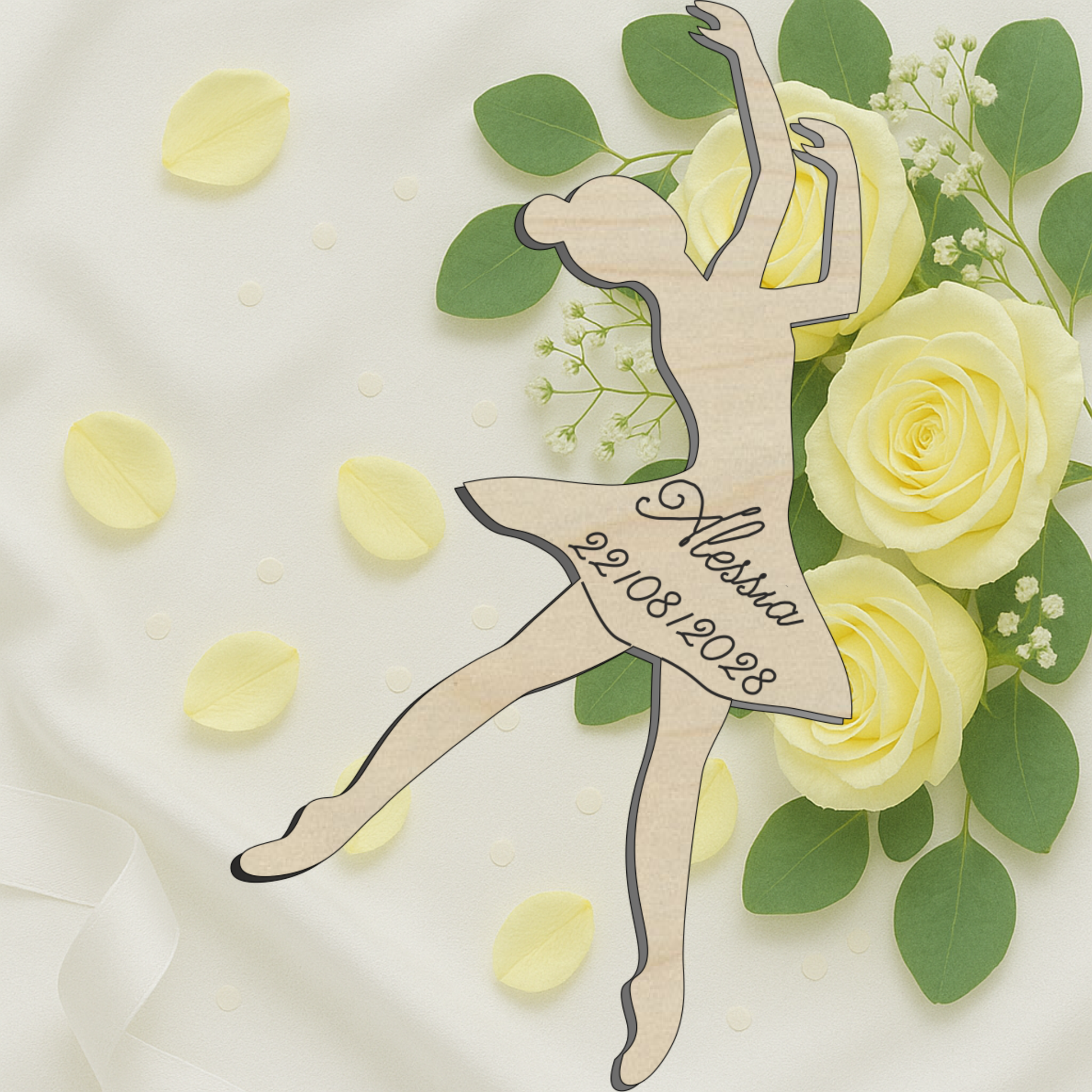 Segnaposto Ballerina a tema danza 