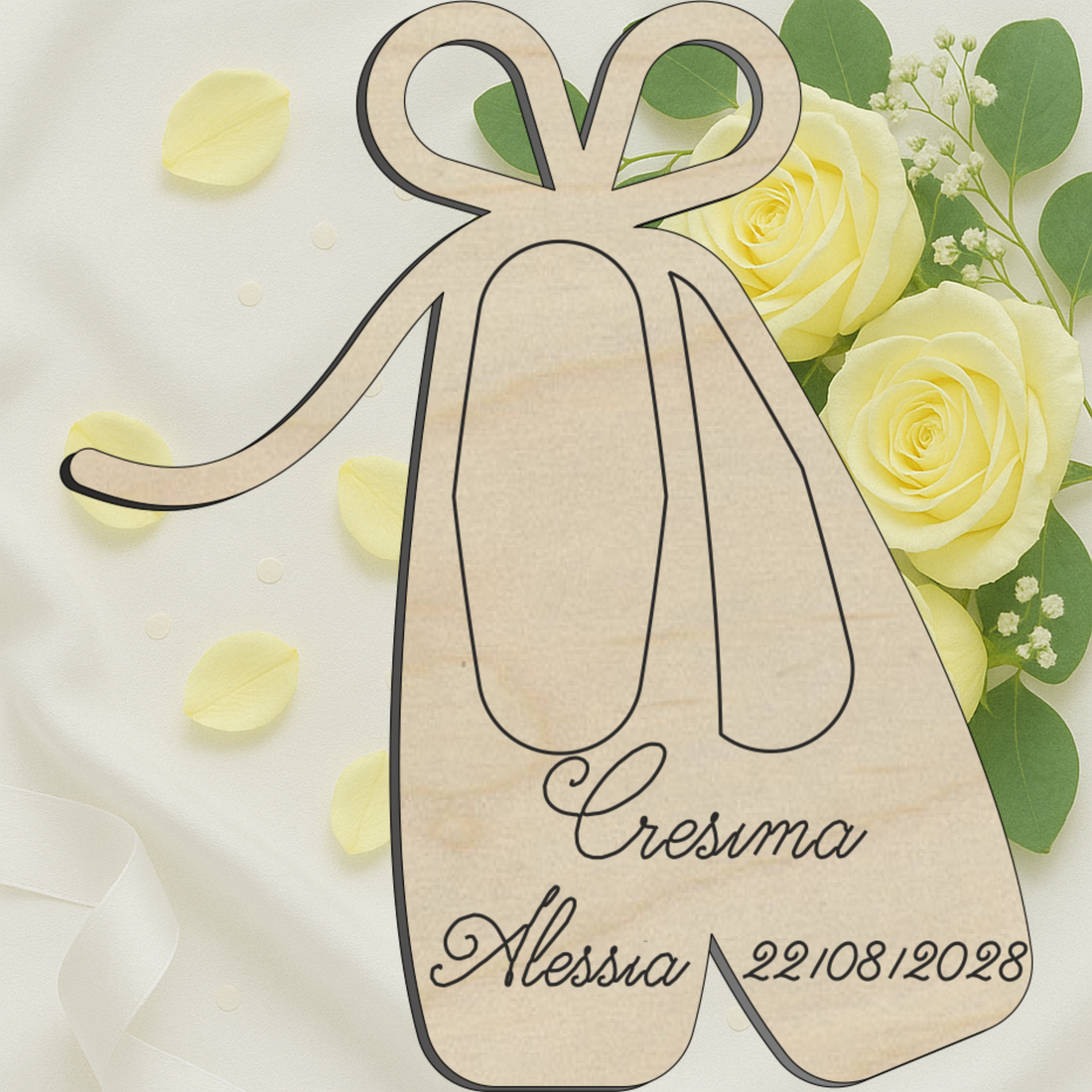 Segnaposto Scarpette Ballerina tema danza 