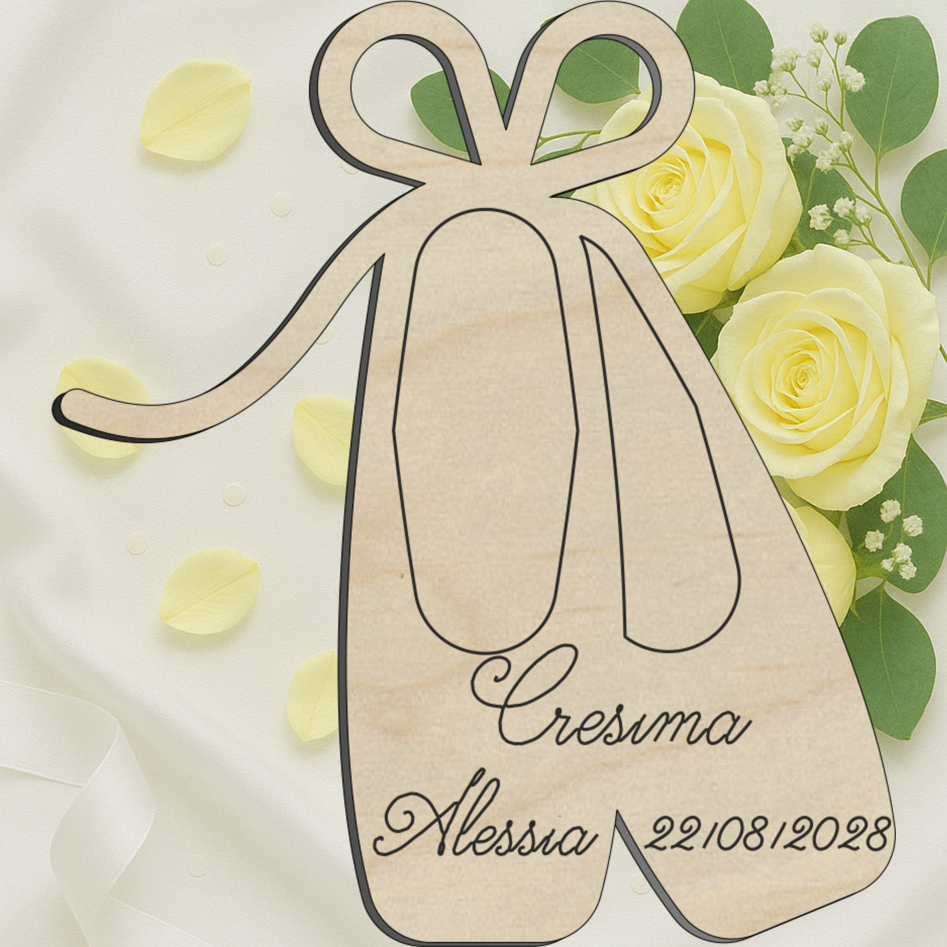 Segnaposto Scarpette Ballerina tema danza 