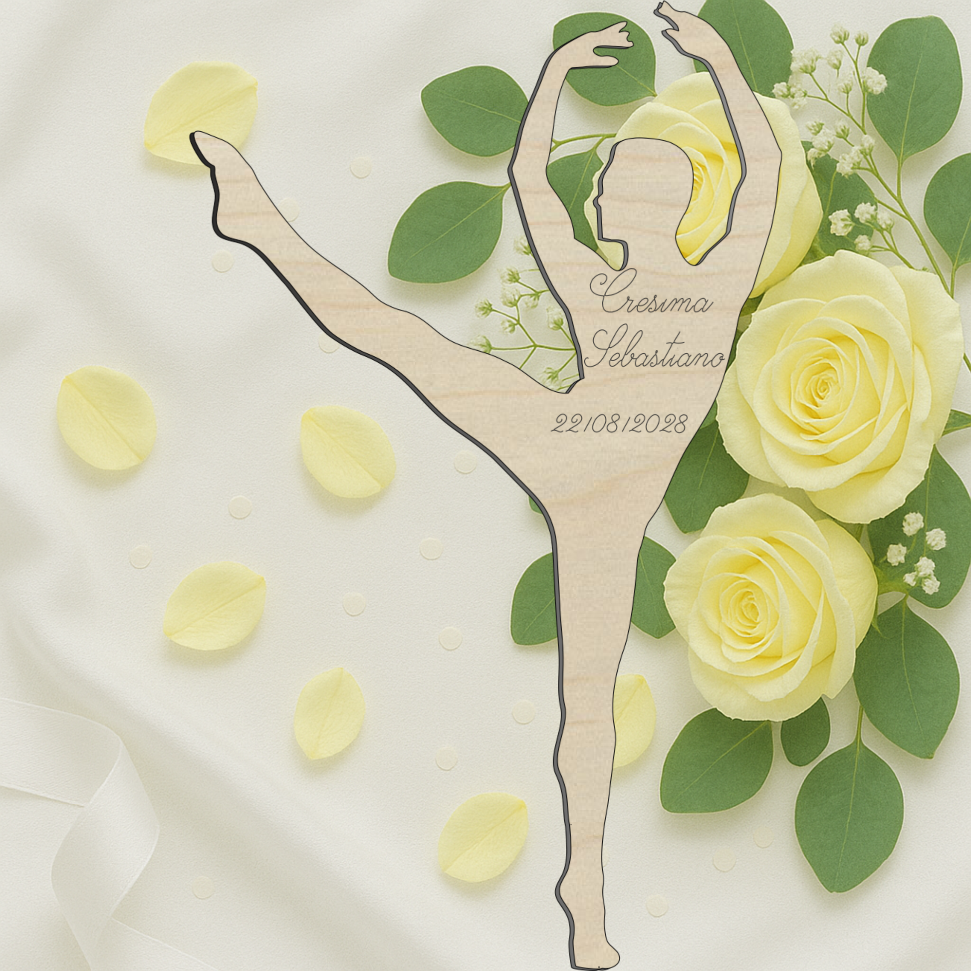 Segnaposto Ballerino2 a tema danza 