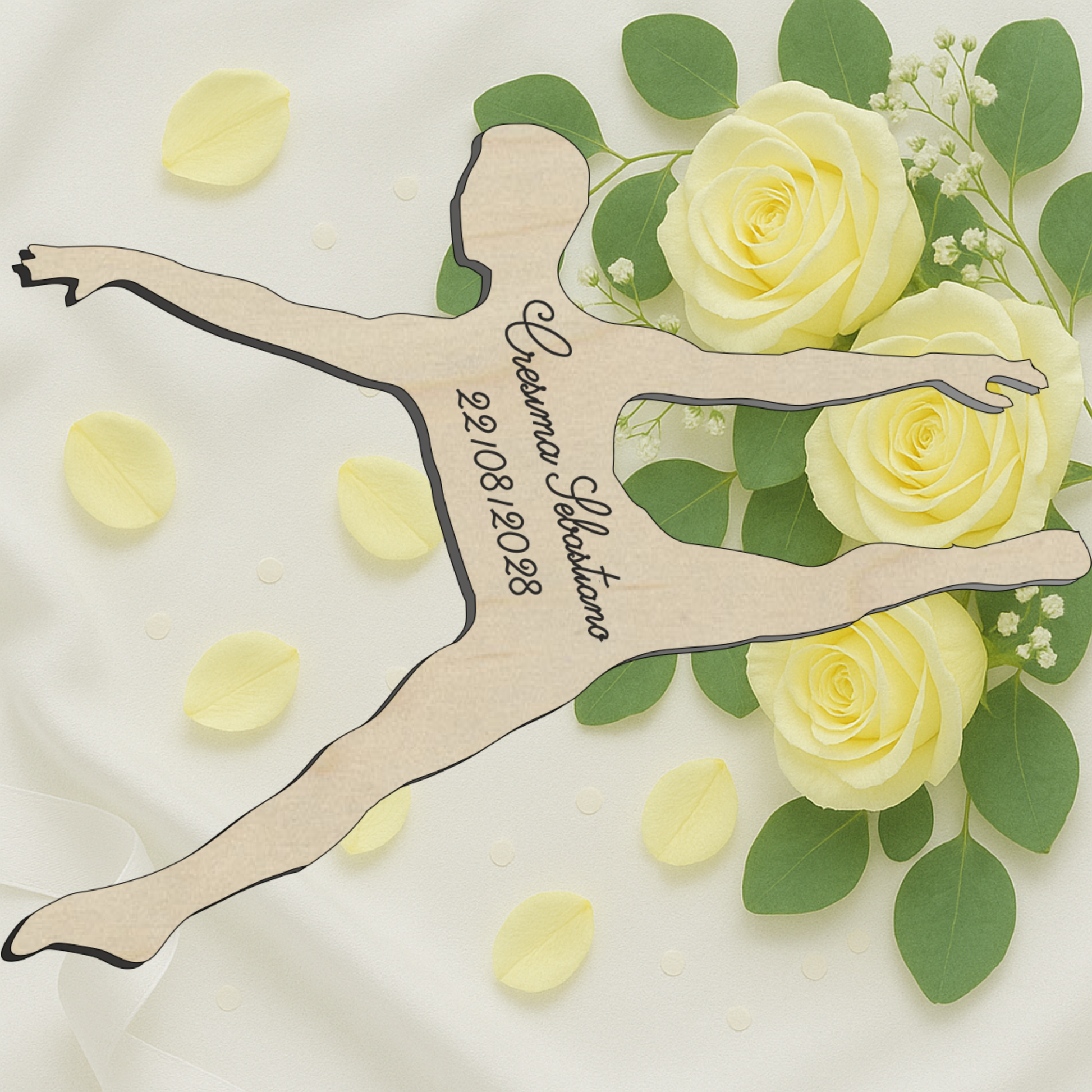 Segnaposto Ballerino a tema danza 