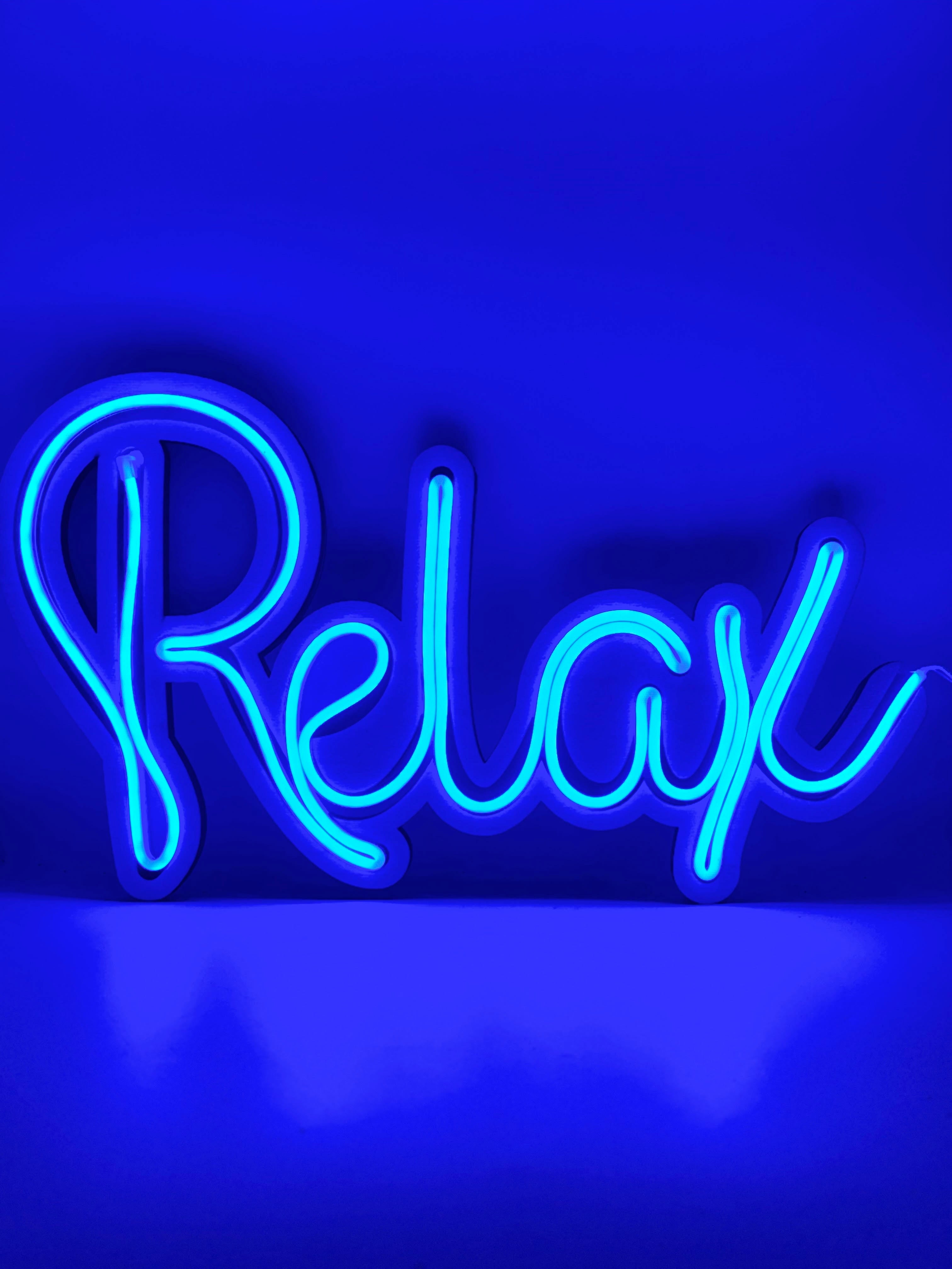 Scritta Neon Led Relax Idea's Cottage di Brunetti Marco