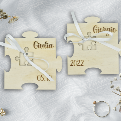 Portafedi Puzzle legno Idea's Cottage