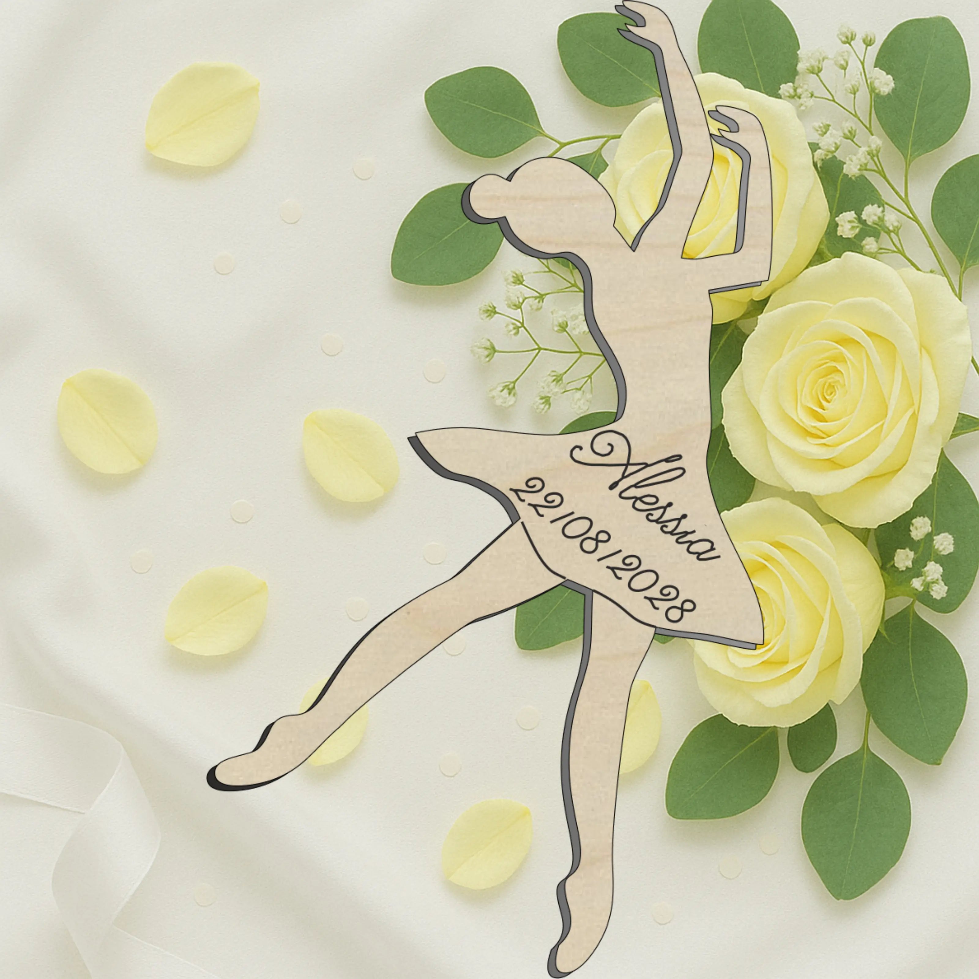 Segnaposto Ballerina a tema danza 