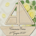 Segnaposto barchetta tema viaggio 