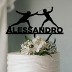 cake topper scherma Idea's Cottage di Brunetti Marco
