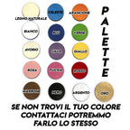 Segnatavolo in legno con scritta 