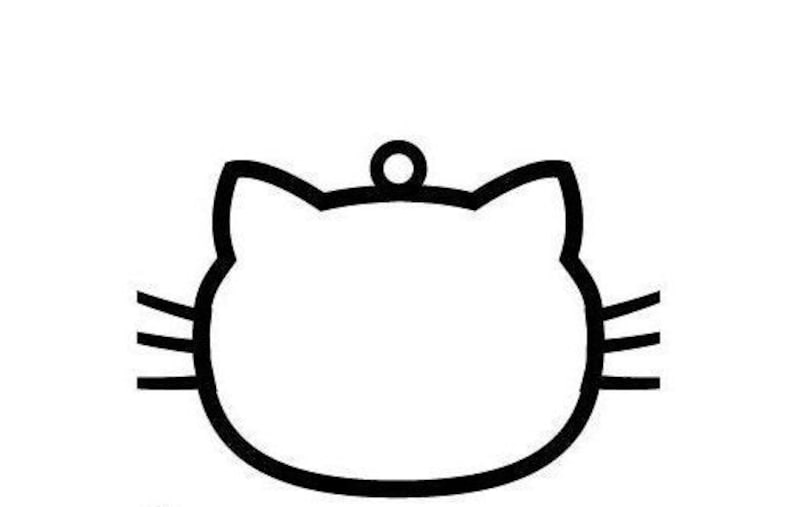 Pallina di Natale in legno gatto personalizzabile con un nome per i nostri amici a quattro zampe Idea's Cottage