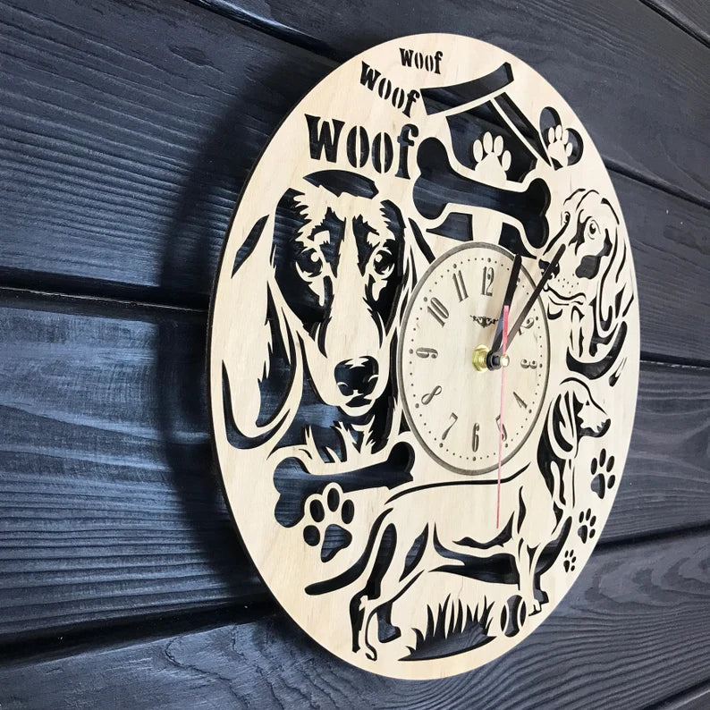 Orologio da parete Bassotto Idea's Cottage