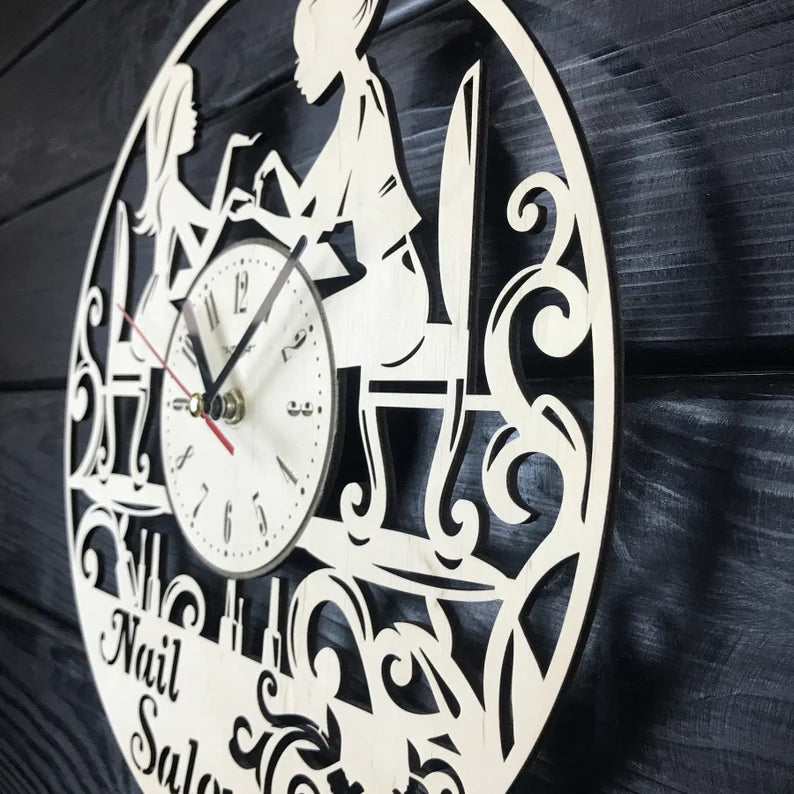 Orologio da parete Nail Art Idea's Cottage