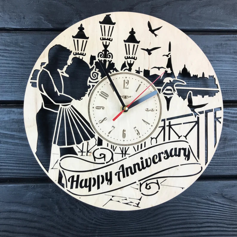 Orologio da parete Coppia felice Idea's Cottage