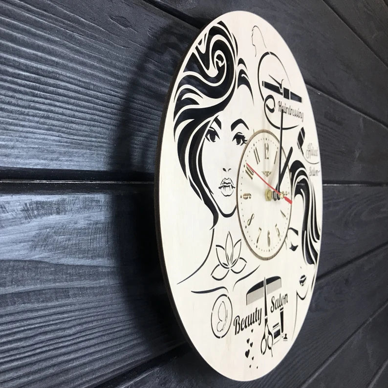 Orologio da parete Salone di bellezza Parrucchiere Idea's Cottage