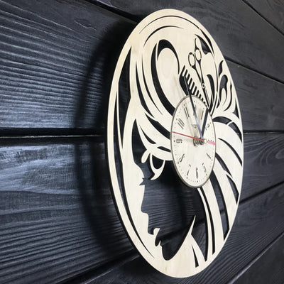 Orologio da parete Parrucchiere Idea's Cottage