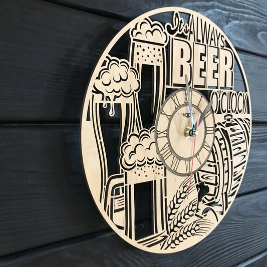 Orologio da parete It's always Beer o'clock Idea's Cottage