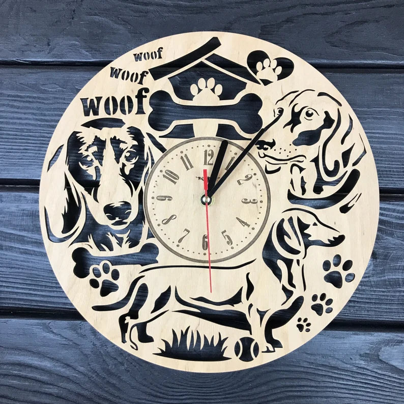 Orologio da parete Bassotto Idea's Cottage