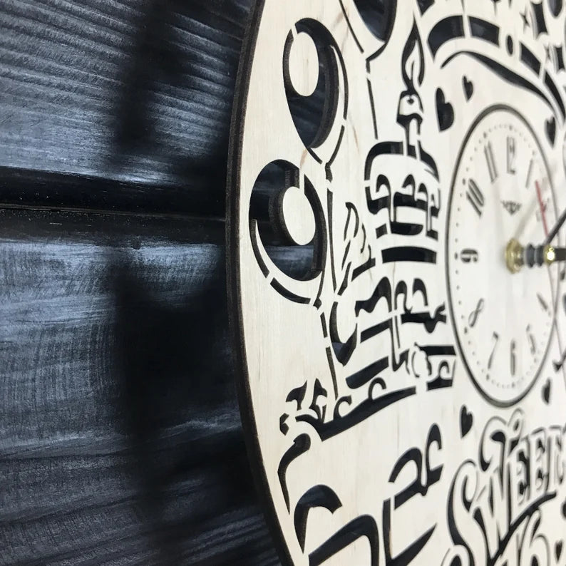 Orologio da parete Buon compleanno Idea's Cottage