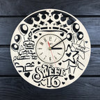 Orologio da parete Buon compleanno Idea's Cottage
