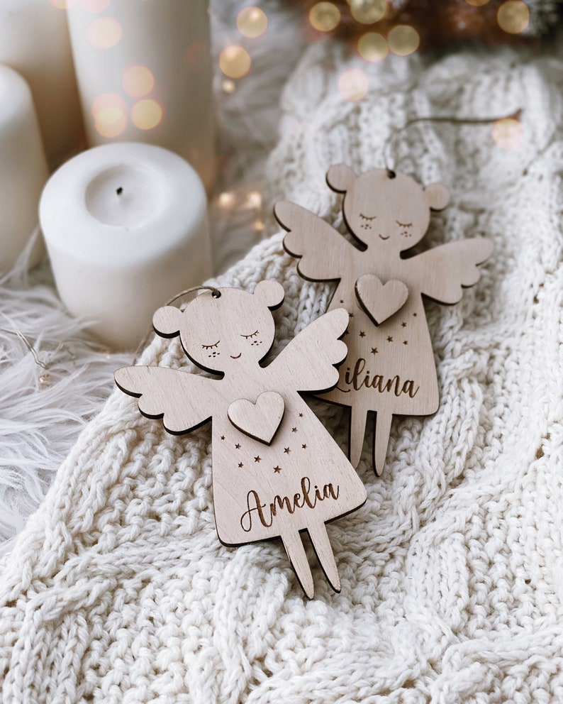 Angioletto natalizio per le decorazioni dell' albero Natale Idea's Cottage