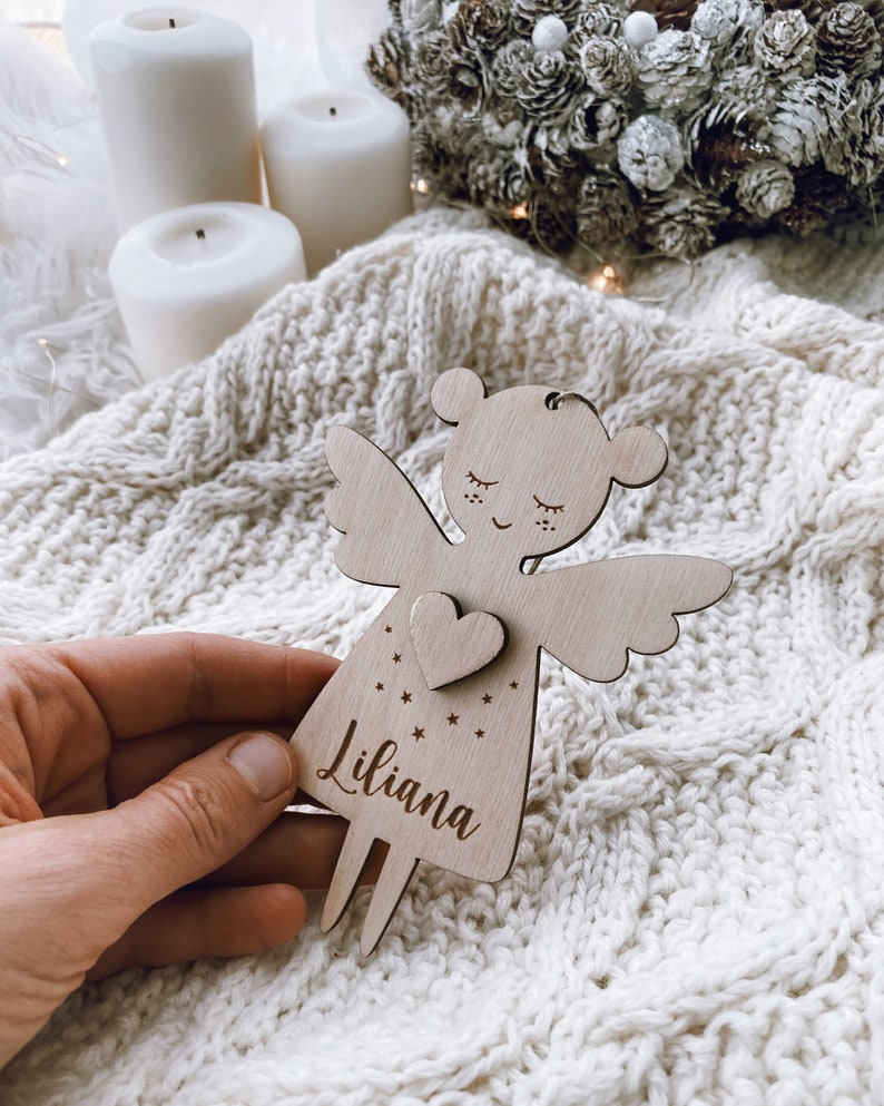 Angioletto natalizio per le decorazioni dell' albero Natale Idea's Cottage