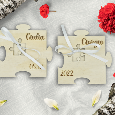 Portafedi Puzzle legno Idea's Cottage