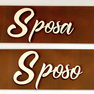 Freccia con scritta Matrimonio 1