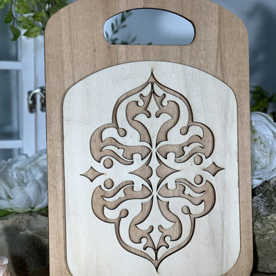 Bomboniera Tagliere design laser cut 2