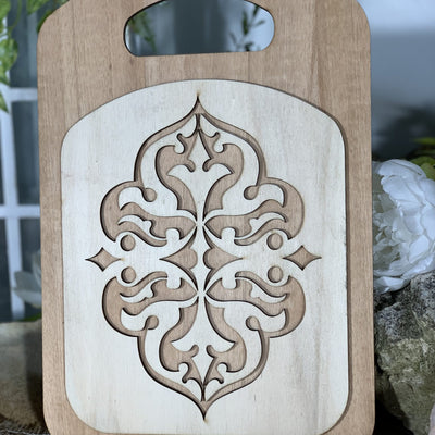 Bomboniera Tagliere design laser cut