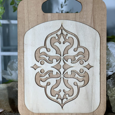 Bomboniera Tagliere design laser cut 3