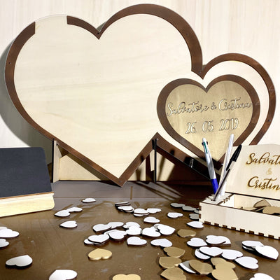 Guestbook Doppio cuore 5