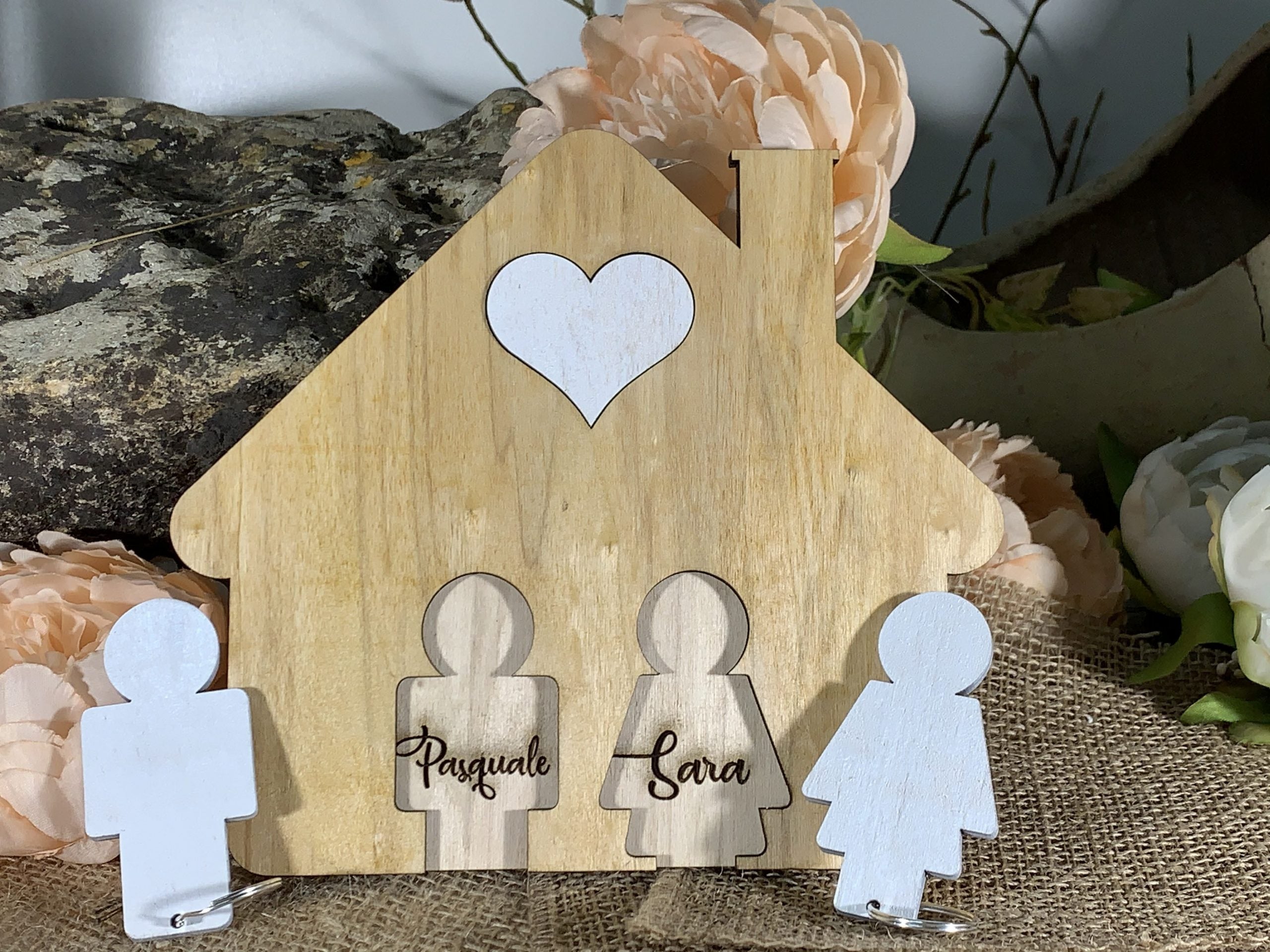 Portachiavi da parete personalizzato