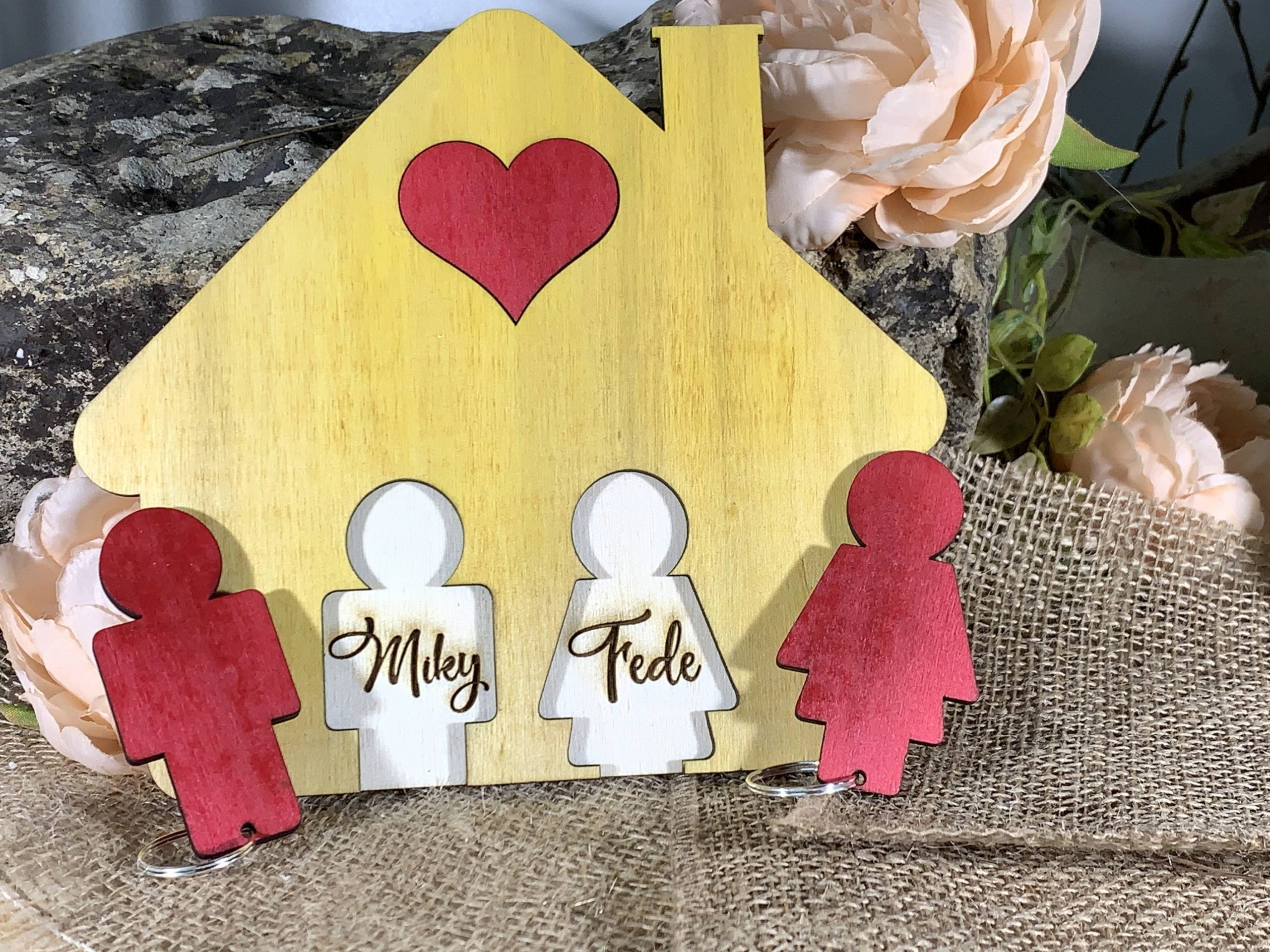 Portachiavi da parete personalizzato