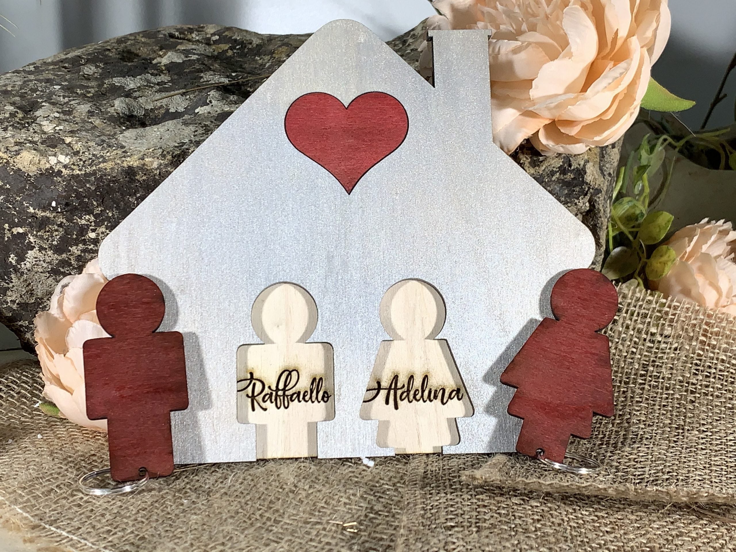 Portachiavi da parete personalizzato