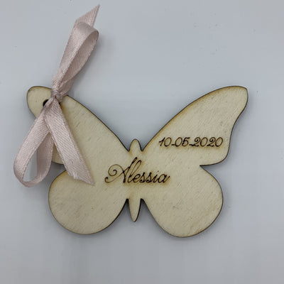 Segnaposto legno butterfly 2