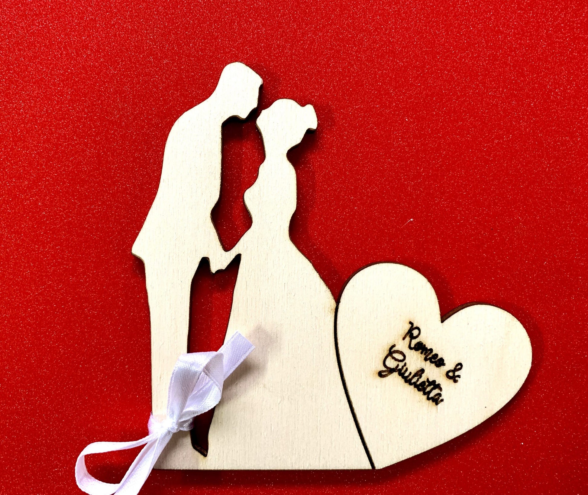 Segnaposto sposi cuore tema amore Segnaposto 1