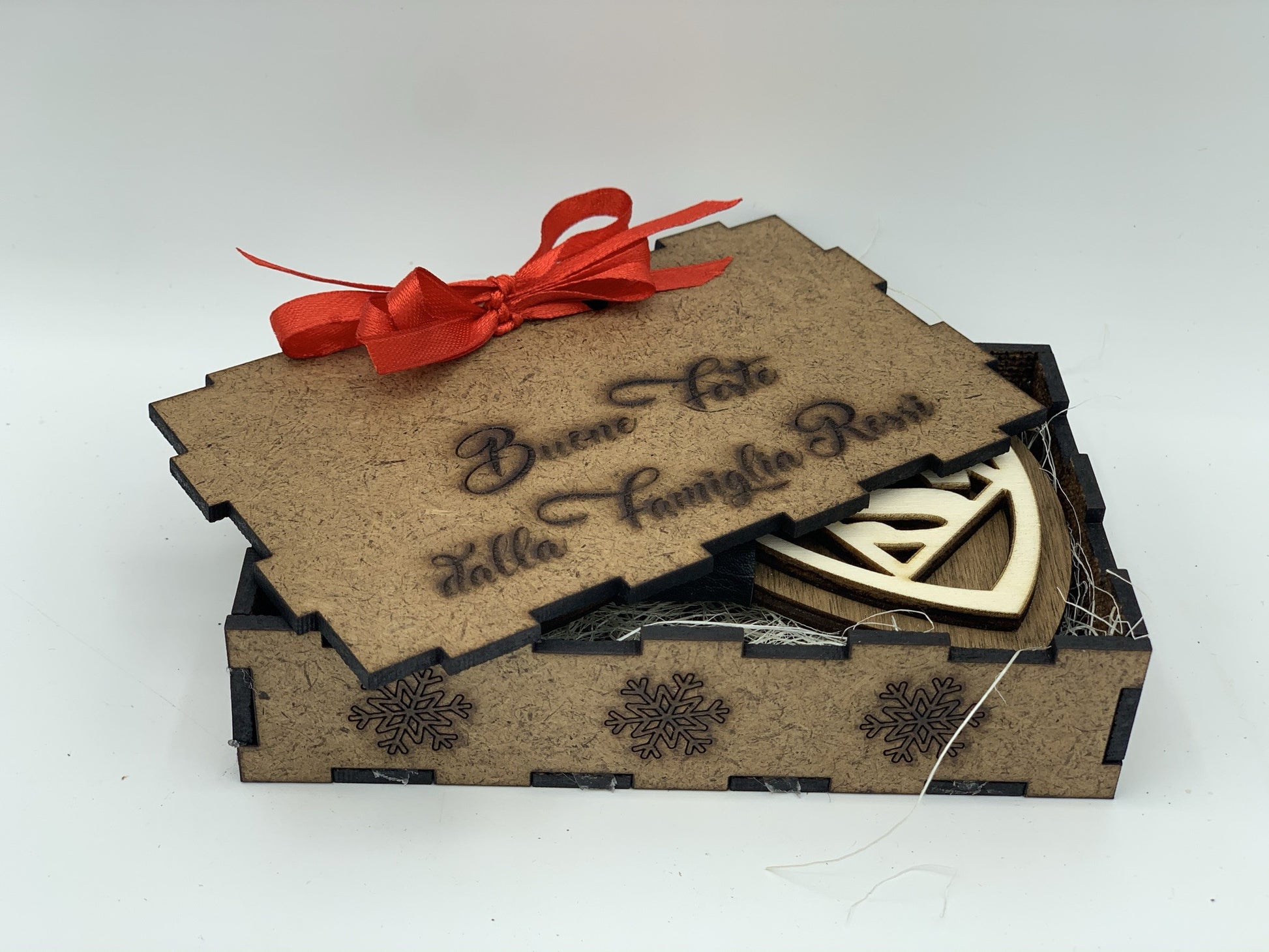 Papillon in legno Superman con scatola regalo personalizzata Idea's Cottage