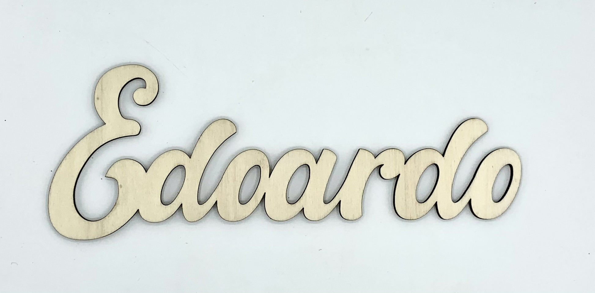 Nome in legno personalizzato adesivo murale Idea's Cottage