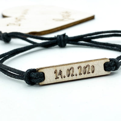 Bracciali con frase o personalizzato con scritta Idea's Cottage