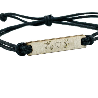 Bracciali con frase o personalizzato con scritta Idea's Cottage
