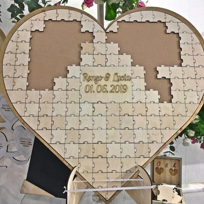 Guestbook Cuore Puzzle Matrimonio 1
