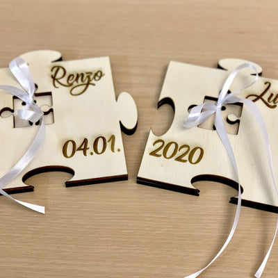 Portafedi puzzle legno