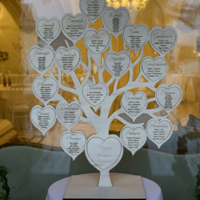 Tableau Mariage Albero della vita con base