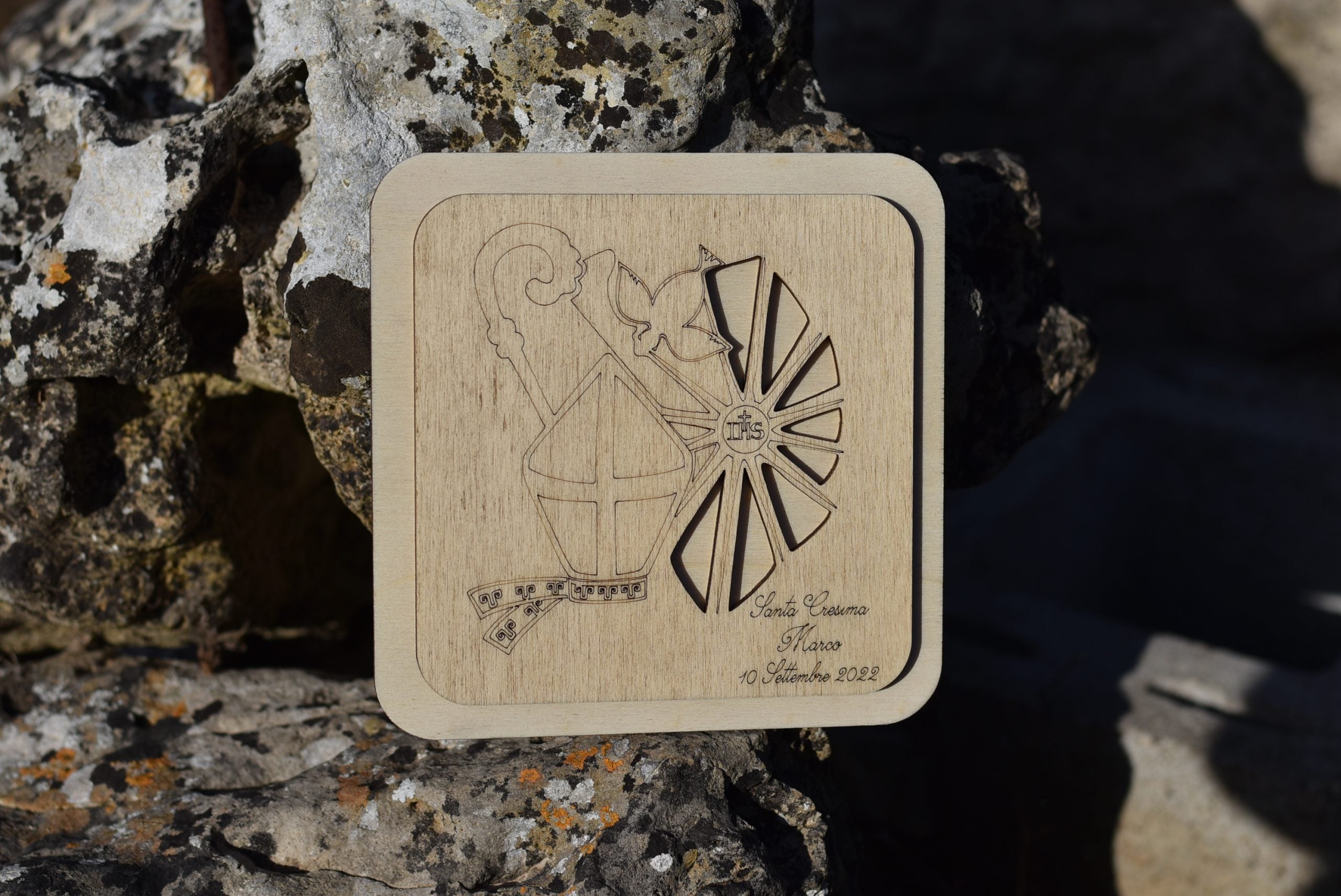 Bomboniera Sottopentola per cresima Idea's Cottage