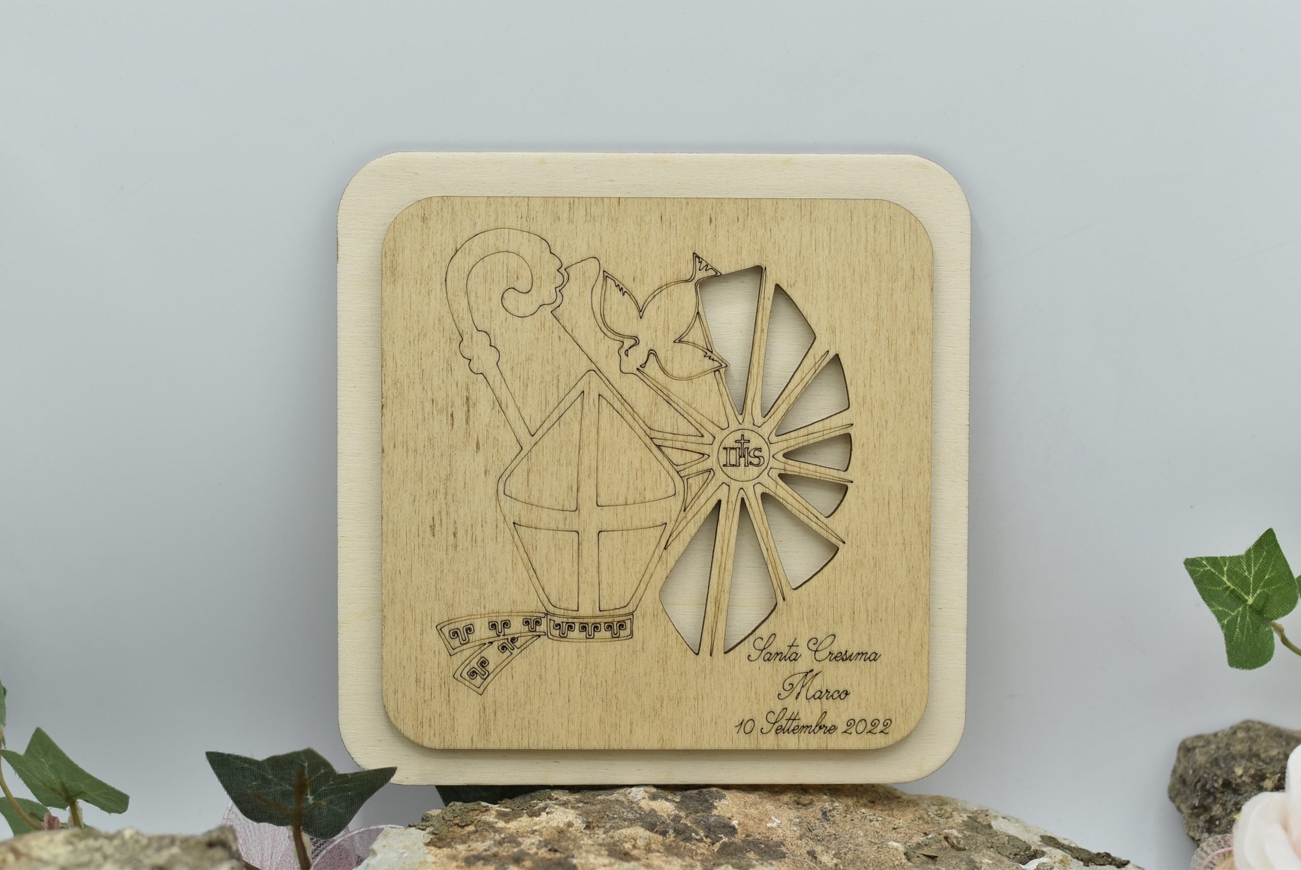 Bomboniera Sottopentola per cresima Idea's Cottage