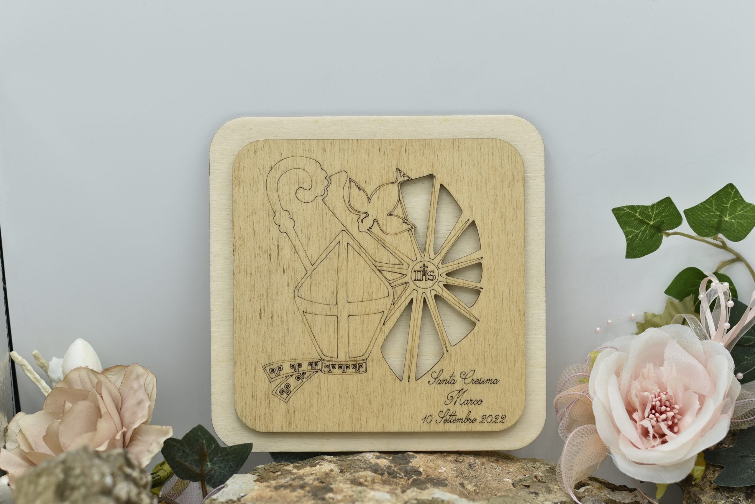 Bomboniera Sottopentola per cresima Idea's Cottage