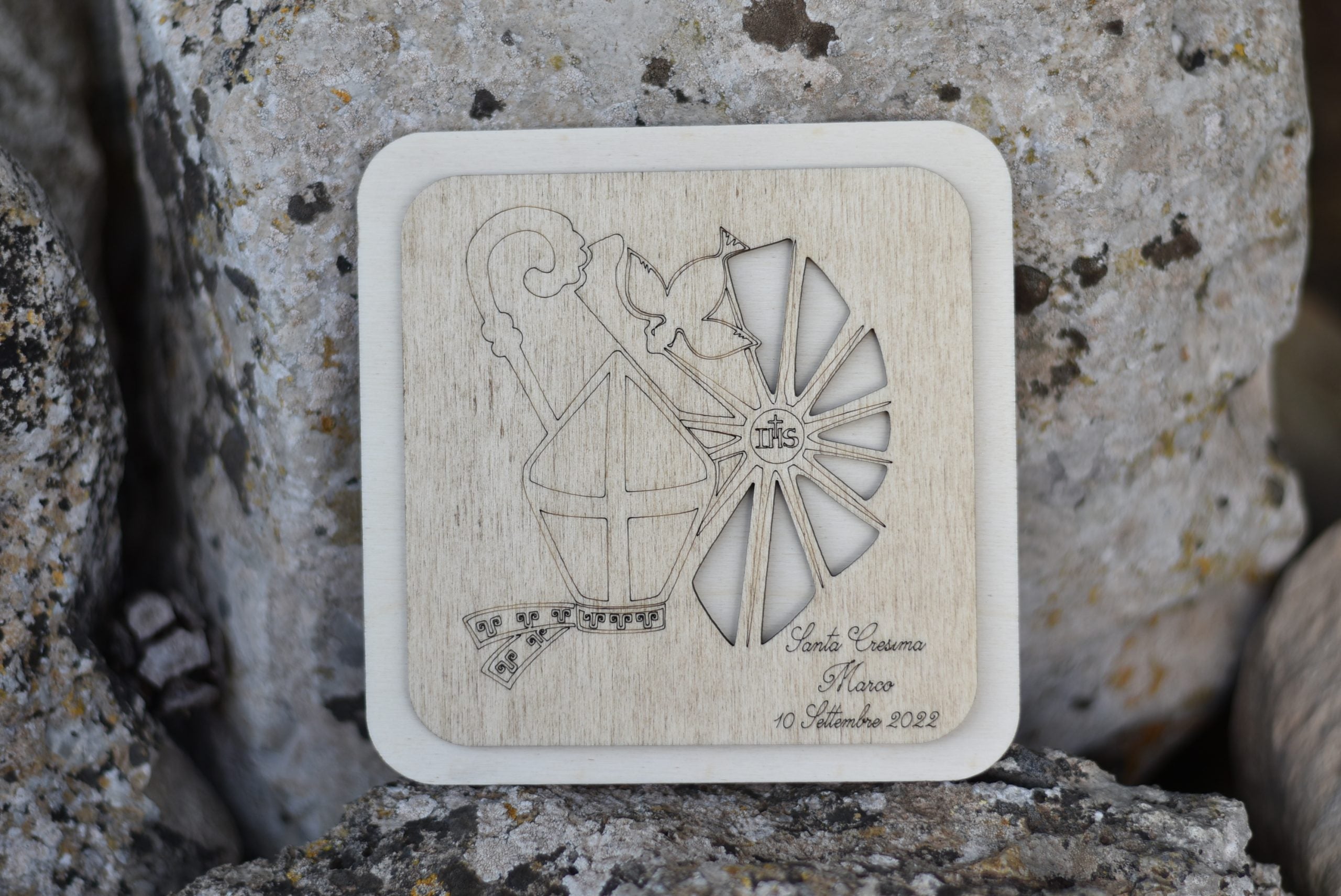 Bomboniera Sottopentola per cresima Idea's Cottage