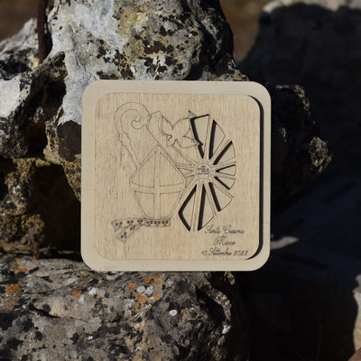 Bomboniera Sottopentola per cresima Idea's Cottage