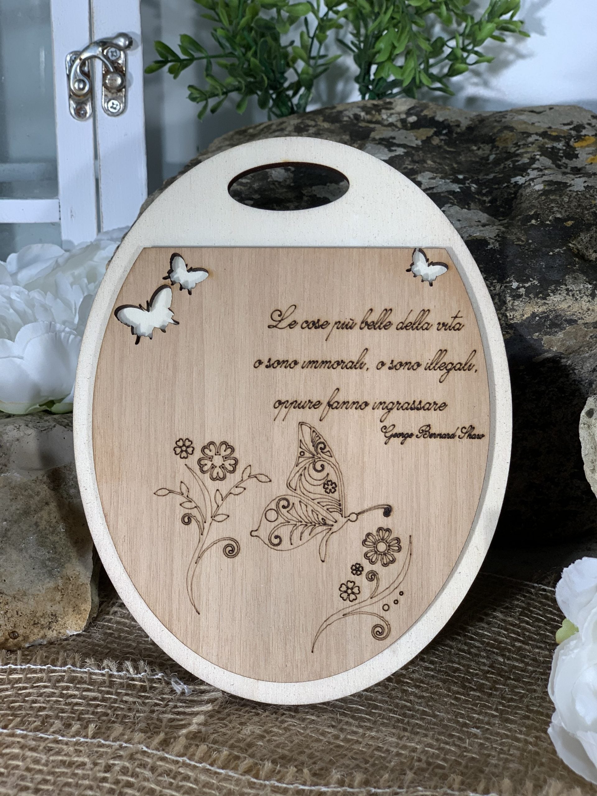 Bomboniera Tagliere Farfalle