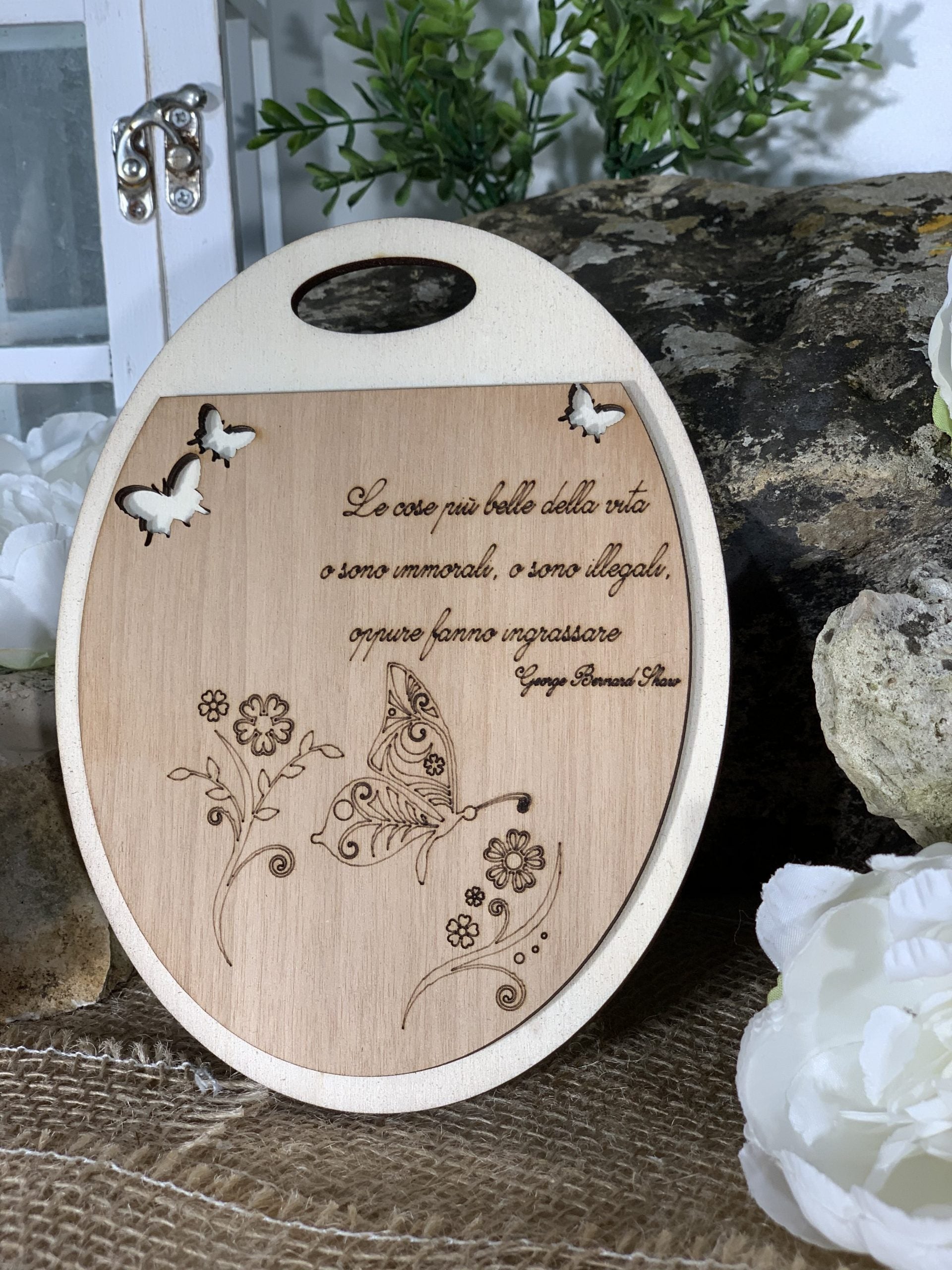 Bomboniera Tagliere Farfalle 3