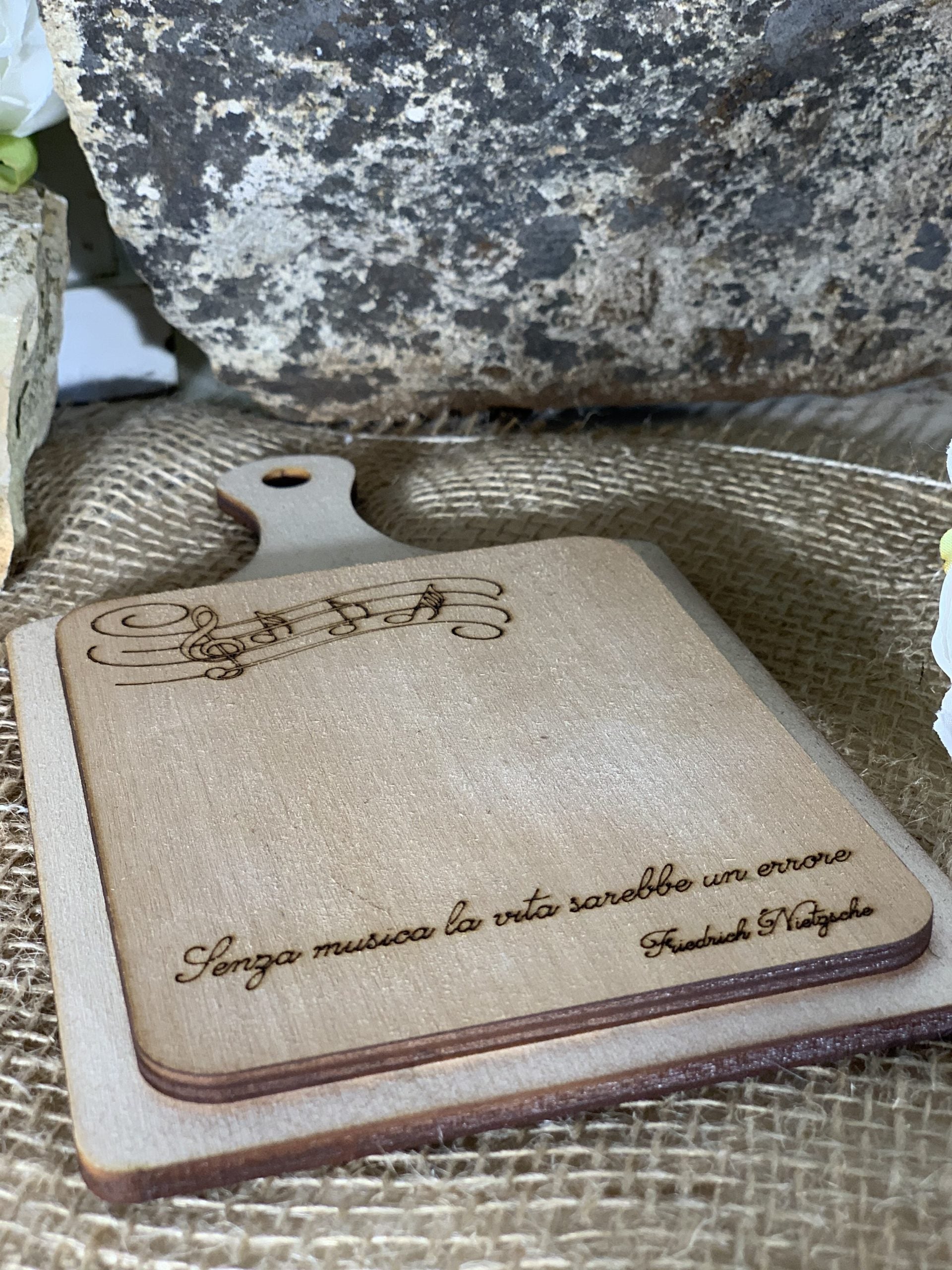 Bomboniera Tagliere Note Musicali 2